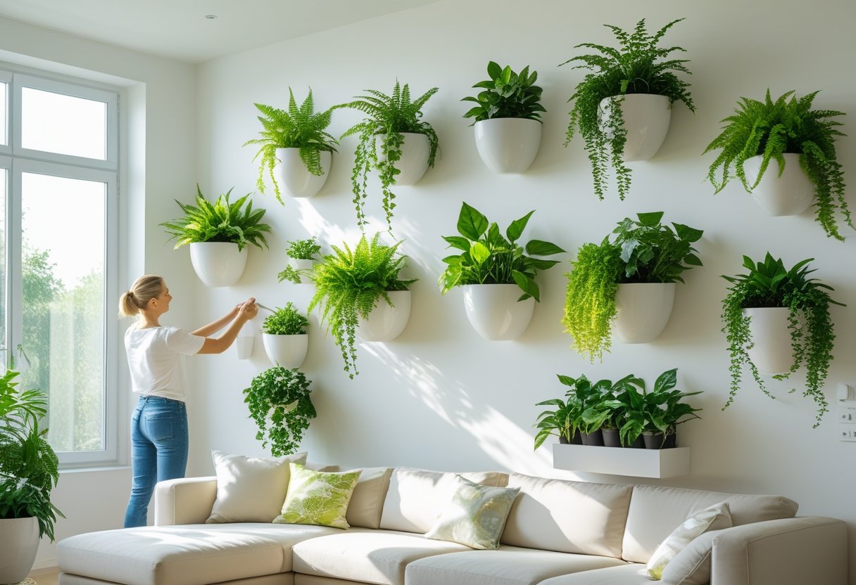 Saadan skaber du et groent hjem med vaegpotter til hjemmet